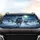 Moonlit Wild Wolves Running Deep Snow Forest - Wildlife Lover Road Trip Essential Car Sunshade - 4