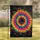 Dynamic Psychedelic Tie-Dye Spiral Burst Paint Splatter - Boho Lifestyle Decor Gift Garden Flag - 1
