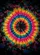 Dynamic Psychedelic Tie-Dye Spiral Burst Paint Splatter - Boho Lifestyle Decor Gift Garden Flag - 6