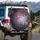 Sakura Petals Floral Branches Twilight Sky - Home Decor Gift Spare Tire Cover - 3