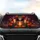 Intricate Calavera Catrina Sugar Skull Marigold Flowers Burning Candles Car Interior Upgrade Car Sunshade - 4