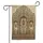 Historic Mughal Indian Palace Arches Lanterns Frieze Floral Vines Cream Stone - Home Decor Gift Garden Flag - 3