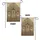Historic Mughal Indian Palace Arches Lanterns Frieze Floral Vines Cream Stone - Home Decor Gift Garden Flag - 4