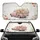 Vintage Pink Pickup Truck Rose Bouquet Happy Mother's Day Travel Essentials Car Sunshade - 1