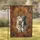 Greyhounds Embrace Silver Gold Collars Tapestry - Home Decor Gift for Dog Lovers Garden Flag - 1