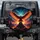 Fierce Eagle Blazing Fire Wings Mountain Jagged Rock Twilight Sky - Adventure Seeker Gift Spare Tire Cover - 1