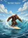 Muscular Bigfoot Surfing Tropical Ocean Wave Under Blue Sky - Coastal Home Decor Gift Garden Flag - 6