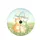Three Cats Polka Dot Umbrella Grassy Meadow Sky - Outdoor Adventure Decor Gift for Cat Owners Spare Tire Cover - 4