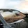 Jeep Style SUV Rugged Dirt Track Arid Hills Mountains Golden Hour Dust - Road Trip Gift Car Sunshade - 6