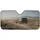 Jeep Style SUV Rugged Dirt Track Arid Hills Mountains Golden Hour Dust - Road Trip Gift Car Sunshade - 3