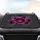 Glossy Magenta Purple Lips with Smoke - Car Interior Upgrade Car Sunshade - 4