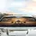 Jetliner Powerful Engines Runway Dramatic Sky - Travel Essentials Car Sunshade - 5