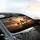 Jetliner Powerful Engines Runway Dramatic Sky - Travel Essentials Car Sunshade - 6