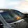 Glowing Campfire Evergreen Pine Trees Cosmic Starry Night Camping Life Quote Travel Essentials Car Sunshade - 6