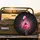 Pink Flamingo Confetti Black Background - Travel Celebration Gift for Wildlife Lovers Spare Tire Cover - 2