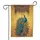 Iridescent Golden Peacock Mandala Floral Bejeweled Archway - Wildlife Lover Home Decor Gift Garden Flag - 3