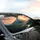 Mountain Range Pine Forest River Valley Sunset - Car Interior Upgrade Car Sunshade - 6