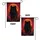Black Wolf Red Eyes Forest Landscape Full Moon - Wildlife Lover Gift Garden Flag - 4