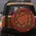 Abundant Orange Garden Roses Dark Green Leaves - Rich Red Floral Decor Gift Spare Tire Cover - 5