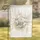 Pristine White Peony Rose Gold Leaf Geometric Floral Home Decor Gift Garden Flag - 1