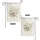 Pristine White Peony Rose Gold Leaf Geometric Floral Home Decor Gift Garden Flag - 4