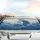 Ocean Waves Water Patterns Concentric Lines Cream Sky - Travel Essentials Car Sunshade - 5