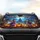 Spooky Halloween Children Jack-o'-lantern Ghosts Moonlit Village Commute Accessory Car Sunshade - 4