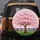 Pink Cherry Blossom Tree Garden Fence Lush Grass - Spring Home Decor Gift for Gardeners Spare Tire Cover - 5
