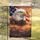 Bald Eagle American Flag Sunset Mountains - Patriotic Home Decor for Veterans Garden Flag - 5