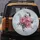 Pink Flowering Blooms Stamens Dark Smoke Wisps Silver Clouds - Home Decor Gift Spare Tire Cover - 5