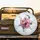 Pink Flowering Blooms Stamens Dark Smoke Wisps Silver Clouds - Home Decor Gift Spare Tire Cover - 2