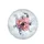 Pink Flowering Blooms Stamens Dark Smoke Wisps Silver Clouds - Home Decor Gift Spare Tire Cover - 4