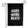 Hard Work Beats Message - Inspirational Achievement Decor for Goal Setters Garden Flag - 3