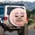 Crowned Eyelashes Hello Gorgeous Text - Glamor Lifestyle Gift Spare Tire Cover - 3