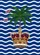 Golden Crown Palm Tree Union Jack Waves - British Heritage Home Decor Gift Garden Flag - 6