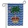 Golden Crown Palm Tree Union Jack Waves - British Heritage Home Decor Gift Garden Flag - 3