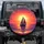 Pixel Sailboat Glowing Sunset Ocean Waves Shoreline - Ocean Lover Gift Spare Tire Cover - 1