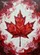 Vibrant Canadian Maple Leaf Crimson White Fields - Home Decor Gift Garden Flag - 6