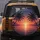 Palm Tree Silhouettes Tropical Ocean Sunset Shimmering Light - Road Trip Essentials Spare Tire Cover - 5