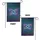 Luminous Infinity Heart Ribbons Magenta Green Blue - Home Decor Gift Garden Flag - 4