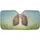 Flowering Lungs Botanical Garden - Road Trip Accessory Car Sunshade - 3