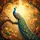 Majestic Indian Peafowl Tree Branch Autumn Foliage - Wildlife Lover Gift Spare Tire Cover - 6