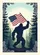 Bigfoot American Flag Pine Forest - Independence Day Patriotic Home Display Garden Flag - 6