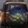 Dandelion Blossoms Seed Heads Firefly Glow Midnight Sky - Nature Lover Gift Spare Tire Cover - 5