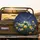 Dandelion Blossoms Seed Heads Firefly Glow Midnight Sky - Nature Lover Gift Spare Tire Cover - 2