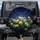 Dandelion Blossoms Seed Heads Firefly Glow Midnight Sky - Nature Lover Gift Spare Tire Cover - 1