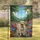 Yellow Labrador Retriever Dog Flower Garden Pathway - Dog Lover Home Decor Gift Garden Flag - 1