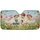 Cartoon Geese with Pink Flowers Straw Hats Strawberries - Car Interior Upgrade Car Sunshade - 3