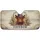 Highland Cow Cowboy Hat American Flag 250 Years of Freedom Road Trip Accessory Car Sunshade - 3
