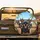 Happy Doberman Dogs Vehicle Road Trip Tropical - Dog Lover Travel Gift Spare Tire Cover - 2